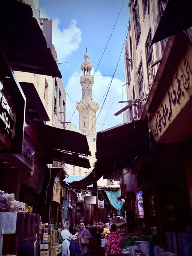 Cairo market and everyday living environment.