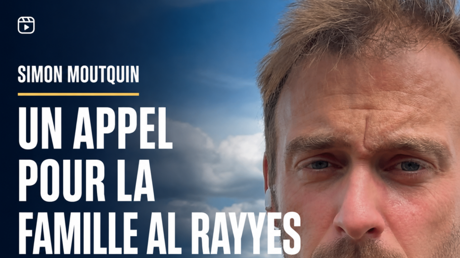 Simon Moutquin in his Instagram Reel calling for support for the Al Rayyes family
